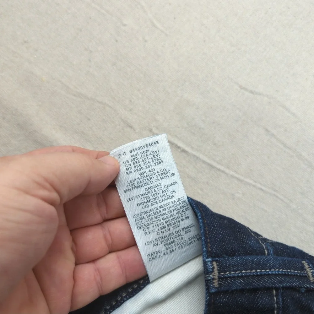 Levis Jeans Mens 40x32‎ Blue 569 Loose Baggy Relaxed Flap Pocket Casual